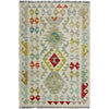Handmade Multi Kilim Geometric 2x4 ft