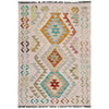 Handmade Multi Kilim Geometric 2x4 ft