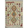 Handmade Multi Kilim Geometric 2x4 ft