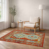 Handmade Multi Kilim Geometric 2x4 ft