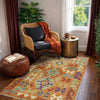 Handmade Multi Kilim Geometric 2x4 ft
