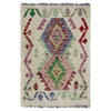 Handmade Multi Kilim Geometric 2x3 ft