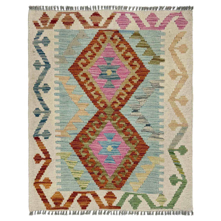 Handmade Multi Kilim Geometric 2x3 ft