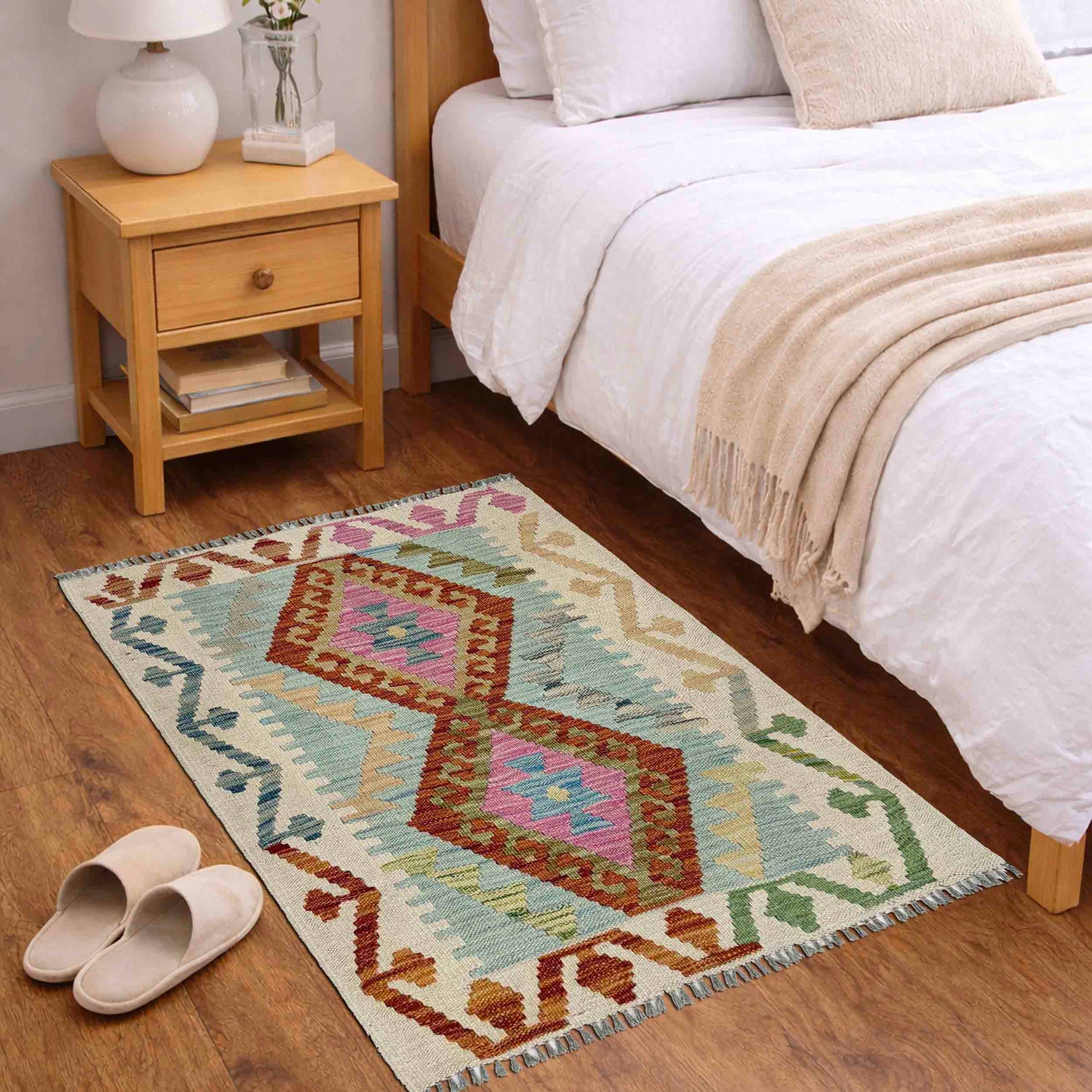 Handmade Multi Kilim Geometric 2x3 ft