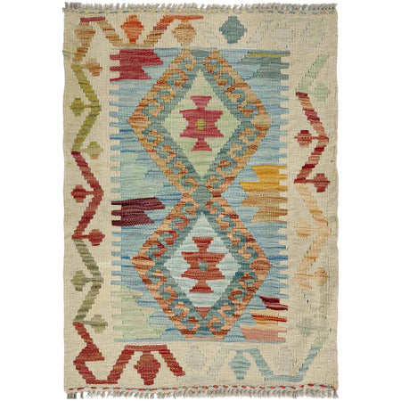 Handmade Multi Kilim Geometric 2x3 ft