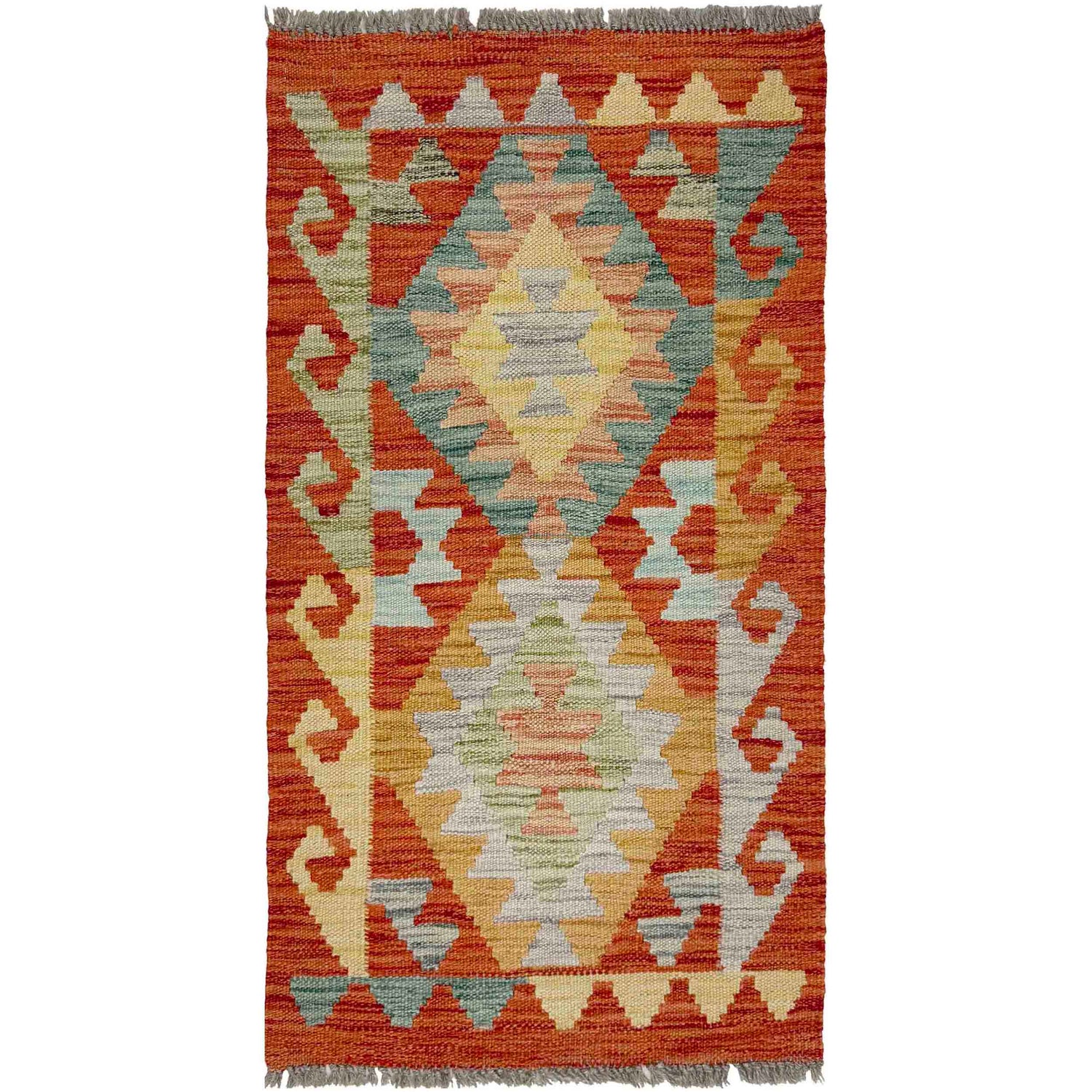 Handmade Multi Kilim Geometric 2x3 ft