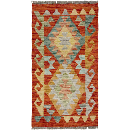Handmade Multi Kilim Geometric 2x3 ft
