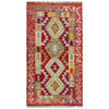 Handmade Multi Kilim Geometric 2x4 ft