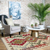 Handmade Multi Kilim Geometric 2x4 ft