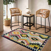 Handmade Multi Kilim Geometric 2x4 ft