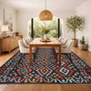 Handmade Multi Kilim Geometric 5x8 ft