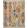 Handmade Multi Kilim Geometric 4x7 ft