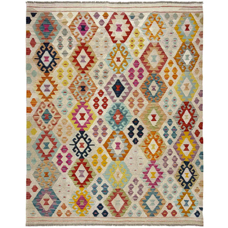 Handmade Multi Kilim Geometric 4x7 ft