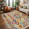 Handmade Multi Kilim Geometric 4x7 ft