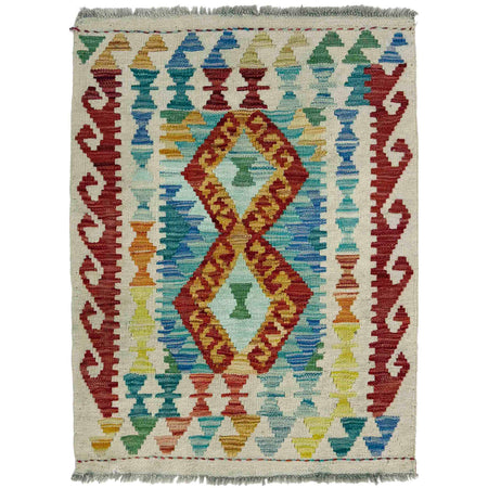 Handmade Multi Kilim Geometric 2x3 ft