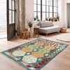 Handmade Multi Kilim Geometric 2x4 ft