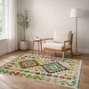 Handmade Multi Kilim Geometric 2x4 ft