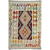 Handmade Multi Kilim Geometric 2x4 ft