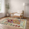 Handmade Multi Kilim Geometric 2x4 ft