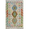Handmade Multi Kilim Geometric 2x4 ft