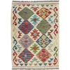 Handmade Multi Kilim Geometric 2x4 ft