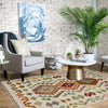 Handmade Multi Kilim Geometric 2x4 ft