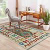 Handmade Multi Kilim Geometric 2x4 ft