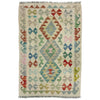 Handmade Multi Kilim Geometric 2x4 ft