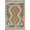 Handmade Multi Kilim Geometric 2x3 ft