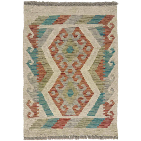 Handmade Multi Kilim Geometric 2x3 ft