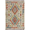 Handmade Multi Kilim Geometric 2x4 ft