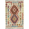 Handmade Multi Kilim Geometric 2x4 ft