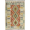 Handmade Multi Kilim Geometric 2x4 ft