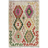 Handmade Multi Kilim Geometric 2x4 ft