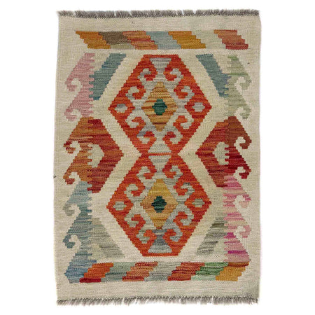 Handmade Multi Kilim Geometric 2x3 ft