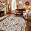 Handmade Multi Kilim Geometric 4x7 ft