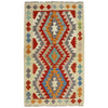 Handmade Multi Kilim Geometric 2x4 ft