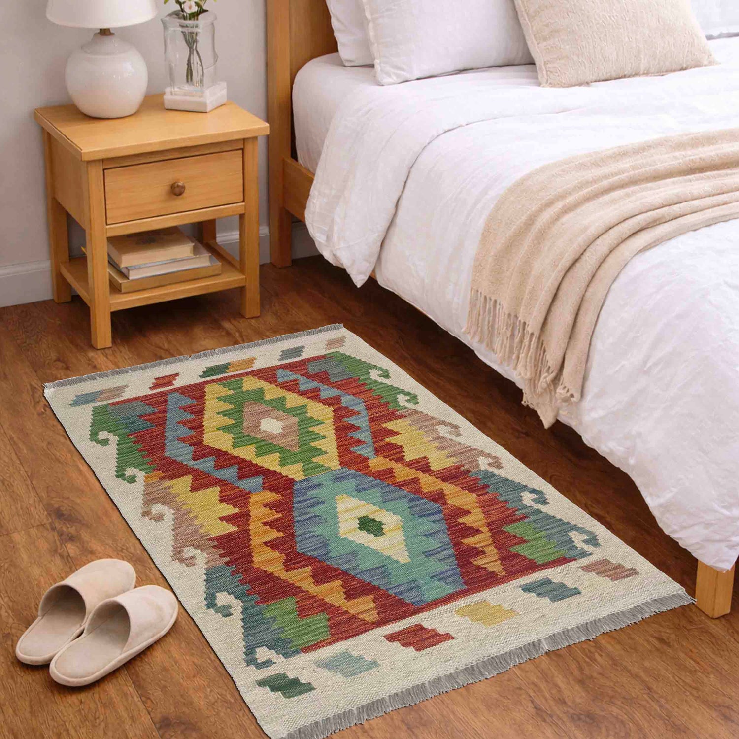 Handmade Multi Kilim Geometric 2x3 ft