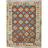 Handmade Multi Kilim Geometric 4x7 ft