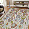 Handmade Multi Kilim Geometric 4x7 ft