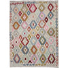 Handmade Multi Kilim Geometric 5x8 ft