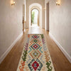 Handmade Multi Kilim Geometric 6' Runner