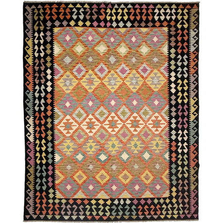Handmade Multi Kilim Geometric 7x10 ft