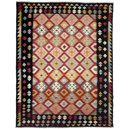 Handmade Multi Kilim Geometric 7x10 ft