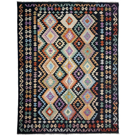 Handmade Multi Kilim Geometric 7x10 ft