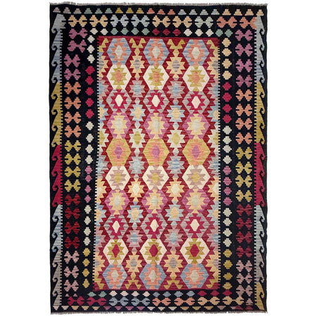 Handmade Multi Kilim Geometric 7x10 ft