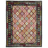 Handmade Multi Kilim Geometric 7x10 ft
