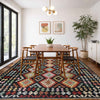 Handmade Multi Kilim Geometric 7x10 ft