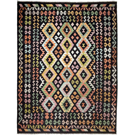 Handmade Multi Kilim Geometric 7x10 ft