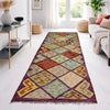 Handmade Multi Kilim Geometric 6' Runner